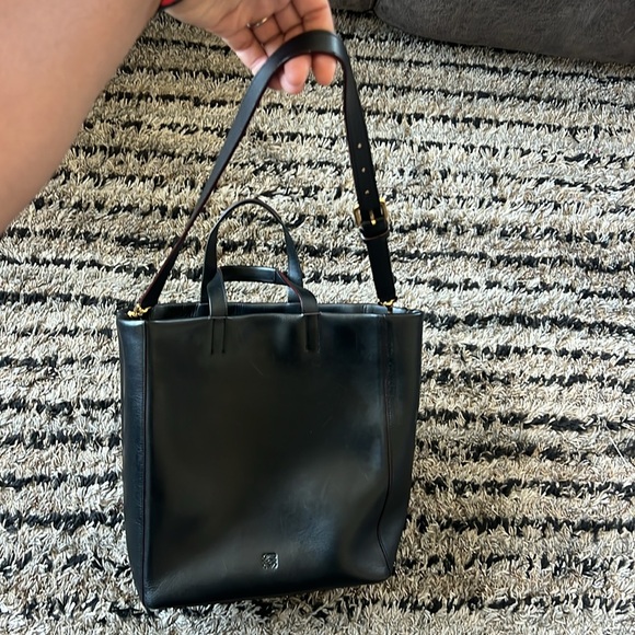 Loewe Black Leather Papelle Bag - Picture 10 of 16